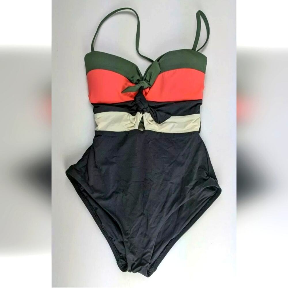 Becca Circuit Eleanor One-Piece Swimsuit, Black, Women's Small